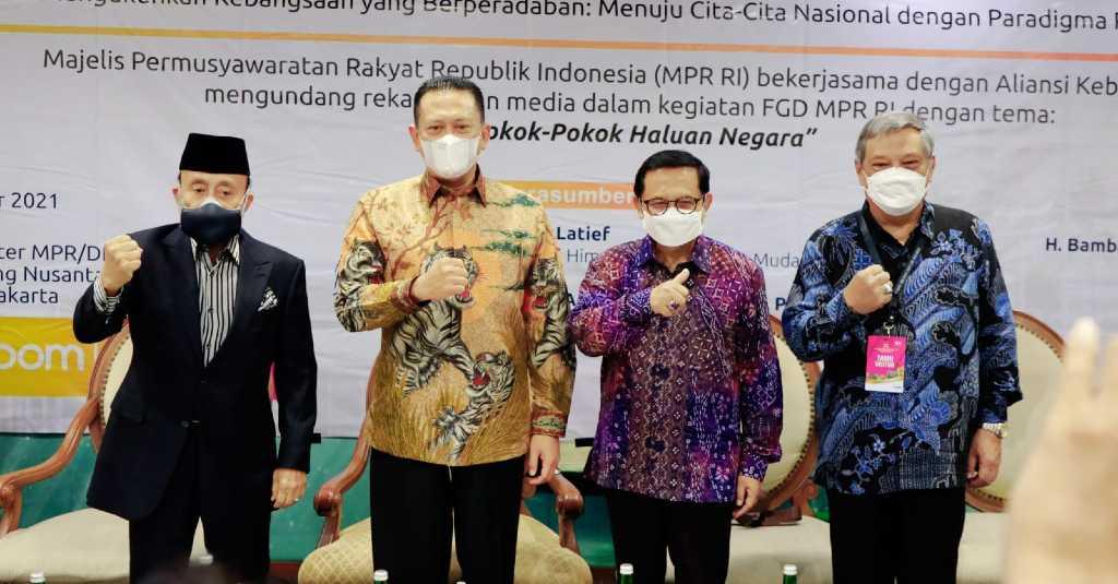 FGD Pokok-Pokok Haluan Negara, Bamsoet: Kita Tak Ingin Ada Penumpang Gelap Bila Dilakukan Amandemen Terbatas