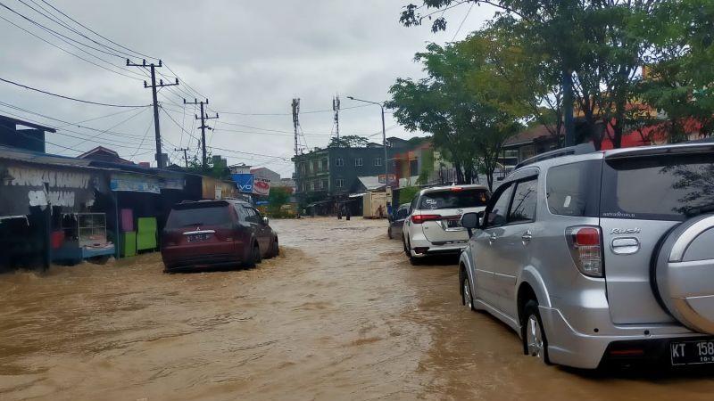 Daftar Ruas Jalan di Samarinda yang Tergenang Banjir