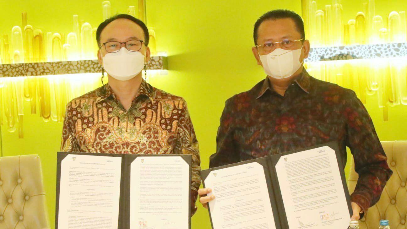 Penandatanganan MoU IMI dengan Hyundai Kefico Corporation, Bamsoet Dorong Pengembangan Kendaraan Listrik Indonesia