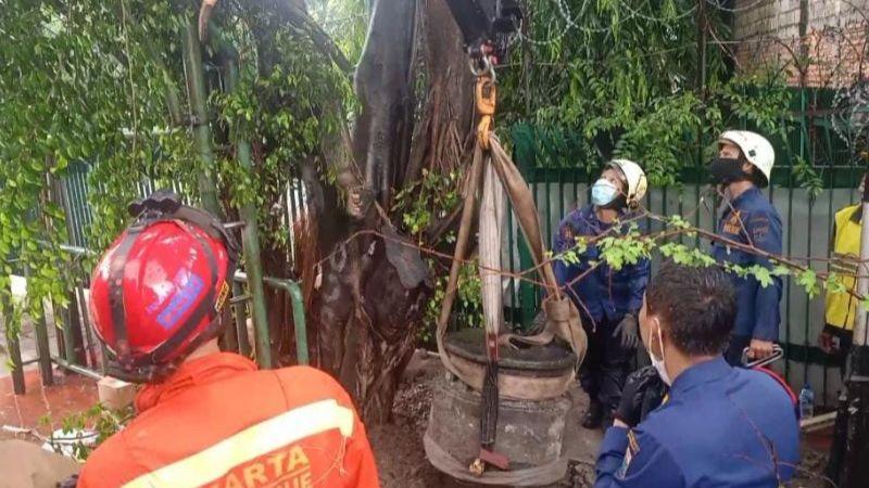 Ditemukan Batu Bersejarah yang Diperkirakan Sudah Ada Sejak Tahun 1700, Berhasil Dievakuasi dan Dibawa ke Cagar Budaya Condet
