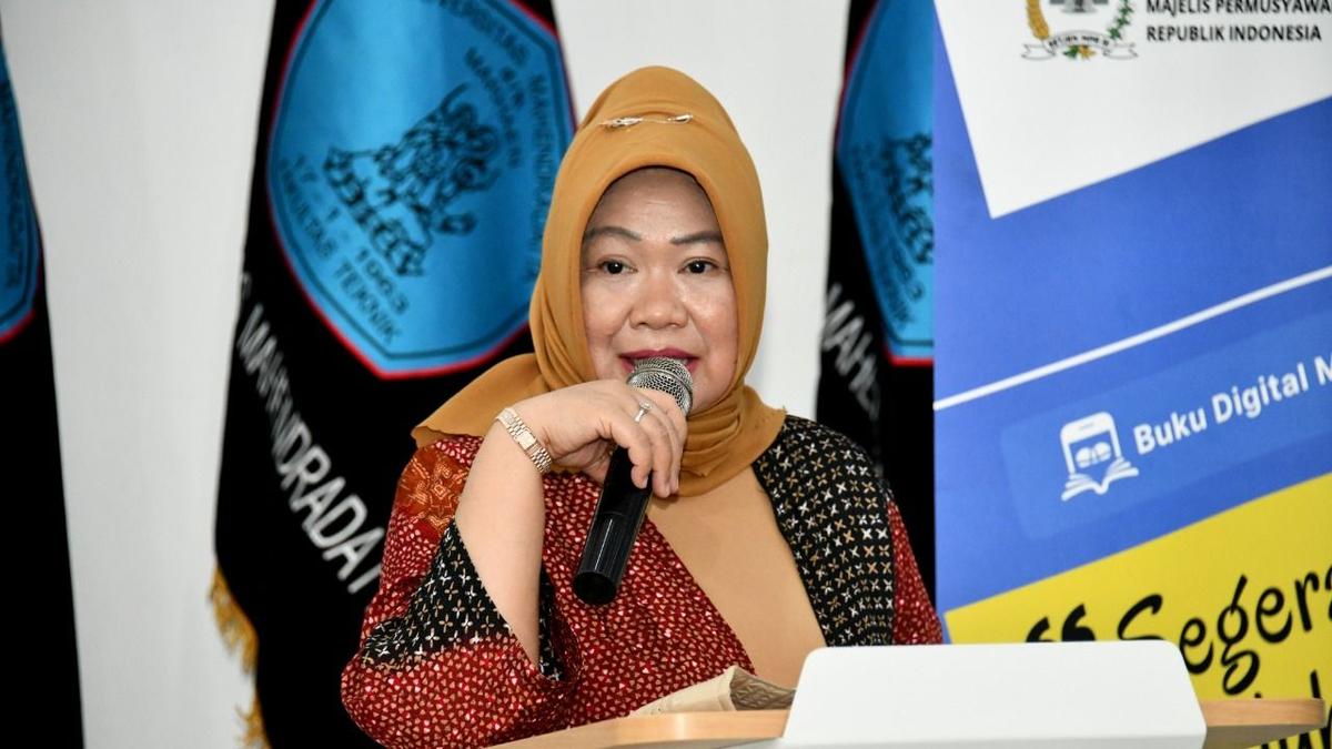 Sarasehan Kehumasan MPR 2021, Siti Fauziah Ajak Mahasiswa Jadi Sahabat Kebangsaan