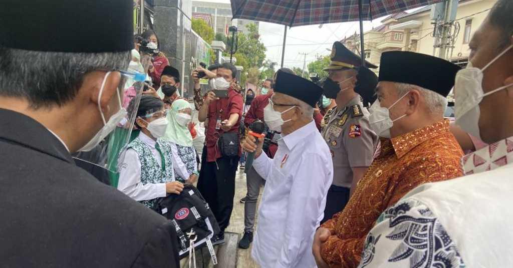 Saat Siswa SD Lebih Tertarik Jadi Pengusaha dan Gubernur Dibanding Wapres, Begini Reaksi Ma'ruf Amin