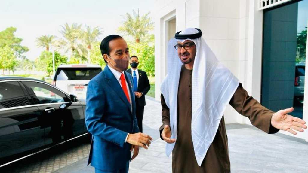 Kala Jokowi Disambut Putra Mahkota Abu Dhabi Ketika Tiba di Istana Al-Shatie