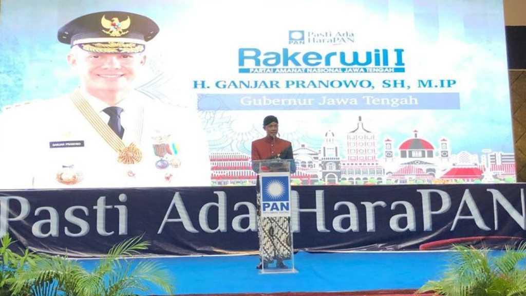 Zulhas Puji Ganjar yang Datang ke Rakerwil PAN: Kalau Jateng Aja Sukses, Bisa Sukses ke Mana-mana