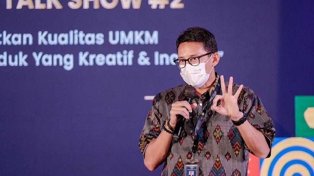 Sandiaga Uno Beri 3 Tips Sukses Berusaha Bagi Pelaku Ekonomi Kreatif di NTB