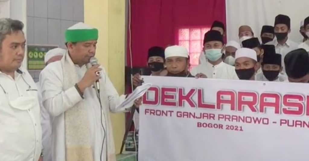 Santri di Bogor Deklarasikan Dukung Ganjar-Puan Maju di Pilpres 2024