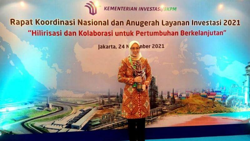 Purwakarta Terima Penghargaan Anugerah Layanan Investasi