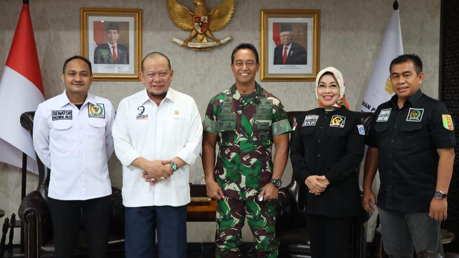 DPD RI dan TNI Bersinergi dalam Memperkuat Ketahanan Nasional