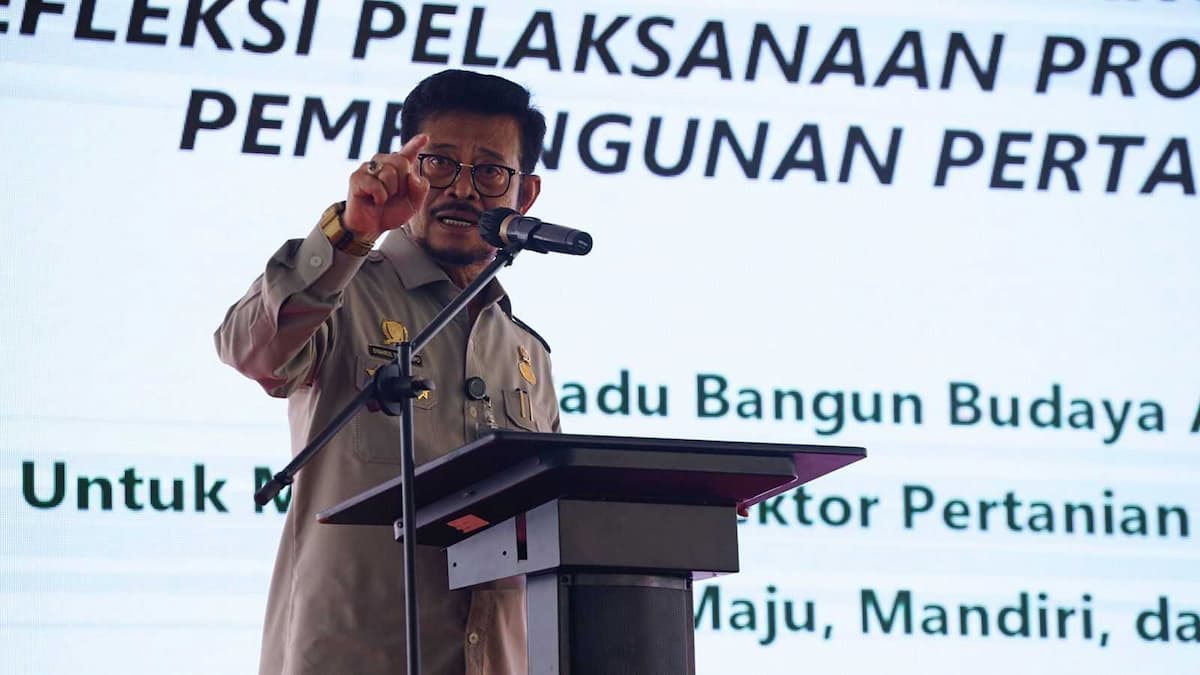 Mentan Tegaskan Kebijakan dan Program Sektor Pertanian Terbuka dan Transparan