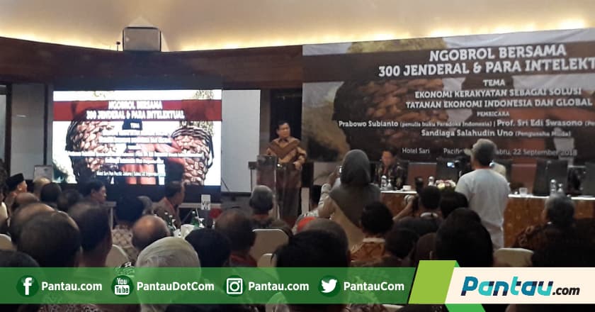 Dihadapan Para Jenderal, Prabowo Sebutkan Penyebab Pelemahan Rupiah