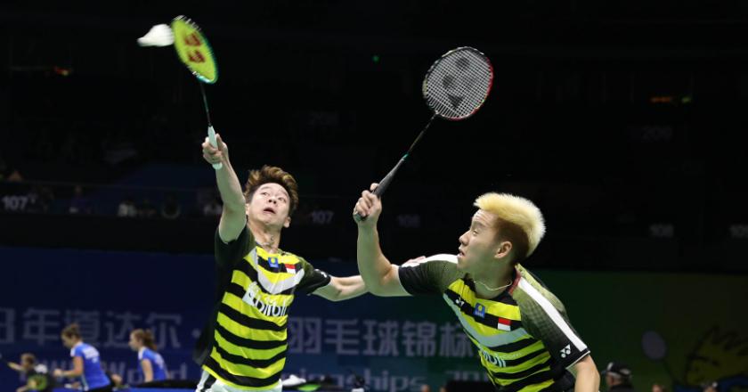 Tumbang dari Wakil Tuan Rumah, Langkah Kevin/Marcus Terhenti di Semifinal China Open 2018
