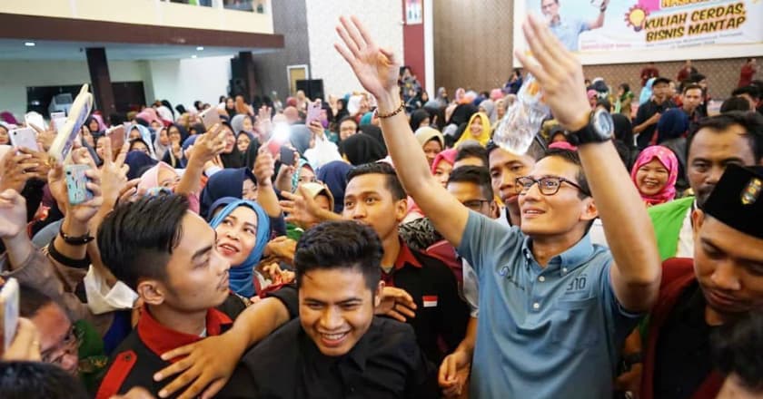 Kedatangan Sandiaga Uno di UMS Ditolak Mahasiswa