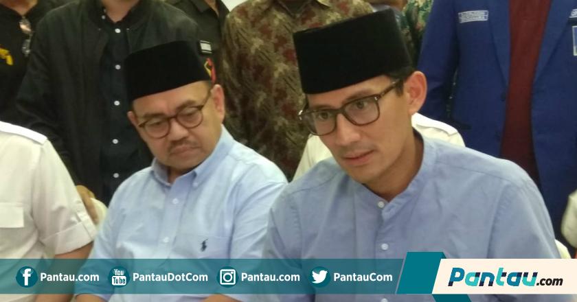 Biru Sendu Sandiaga Uno, Ditanya Dana Kampanye Pilpres