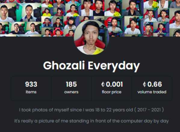 Ini Dia Foto Selfie Ghozali yang Menghasilkan Cuan
