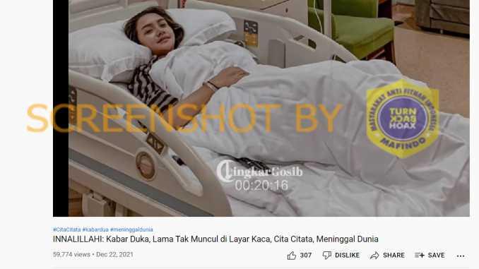 Penyanyi Dangdut Cita Citata Meninggal Dunia, Cek Faktanya