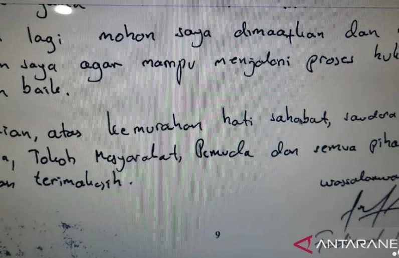 Ferdinand Hutahaean Tulis Surat Minta Maaf kepada Masyarakat, Begini Isinya