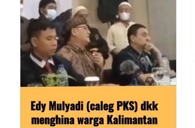 Hina Kalimantan, Tagar #TangkapEdyMulyadi Menggema di Media Sosial