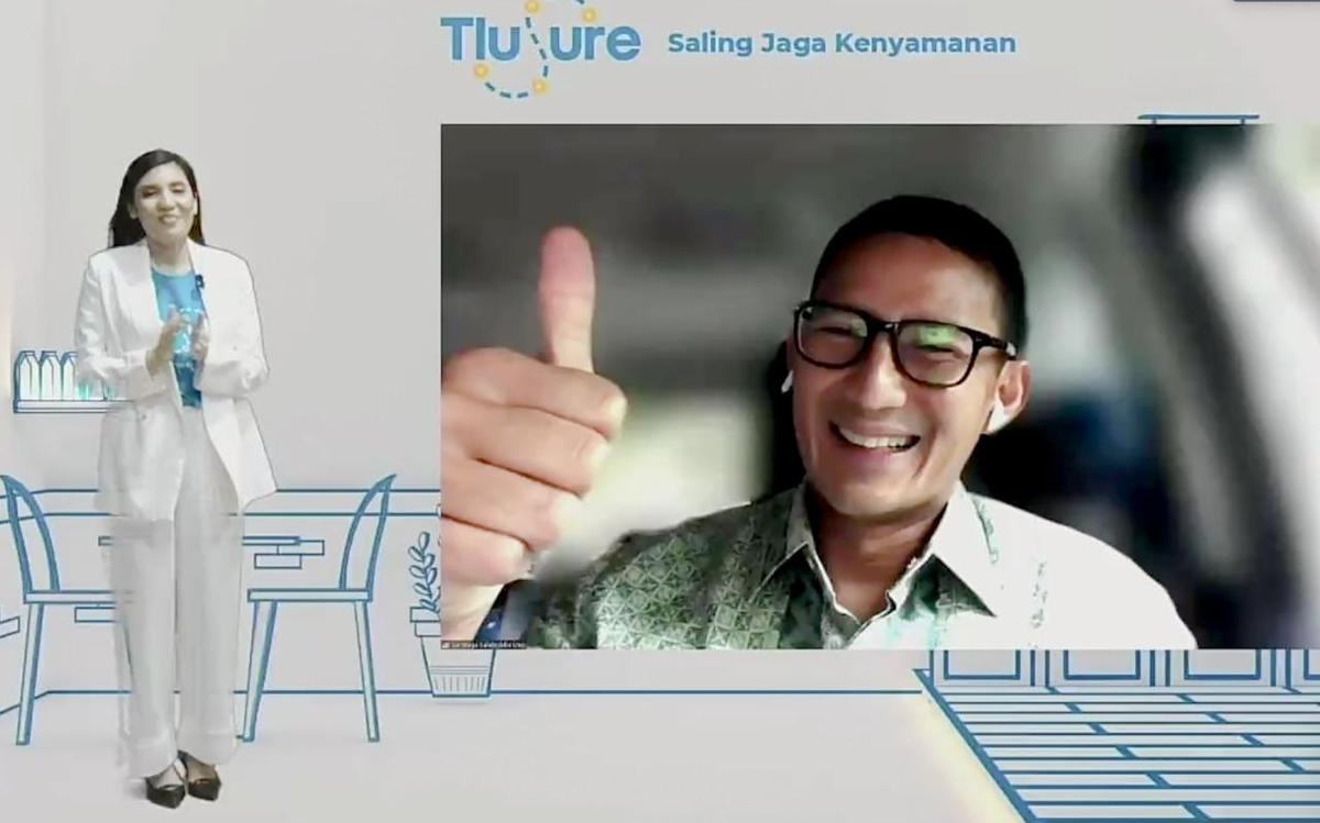 Menparekraf Sandiaga Uno Apresiasi Peluncuran Aplikasi Tlusure, Tingkatkan Kenyamanan Berwisata di Tanah Air