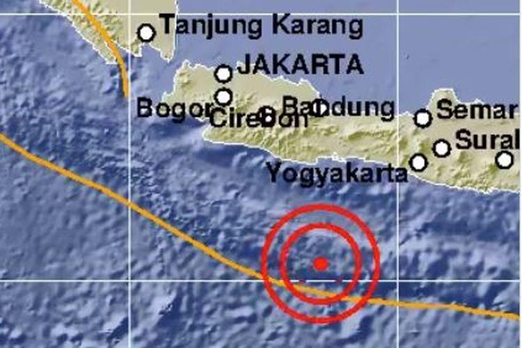 Gempa Magnitudo 4,3 Guncang Pangandaran