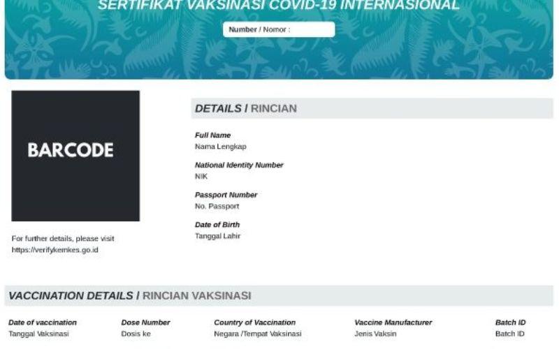 Wah, Sertifikat Vaksin Internasional Sudah Bisa di Download