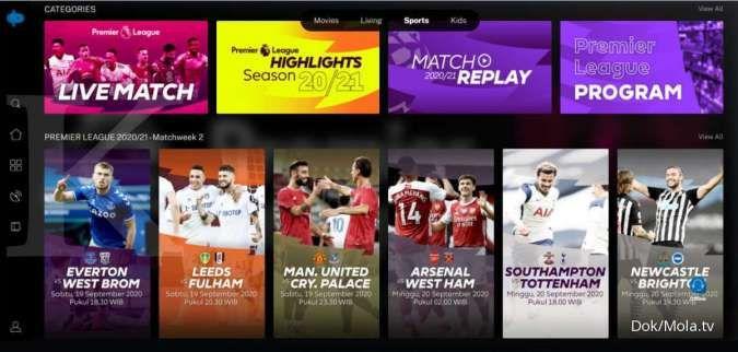 Wah Sayang Banget, Mola TV Hentikan Penayangan Premier League