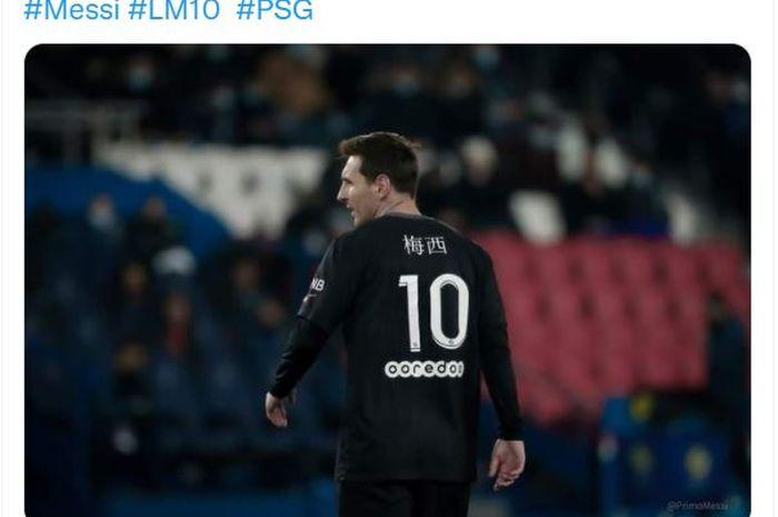 PSG vs Nice, Tumben Messi Pakai Nomor Punggung 10
