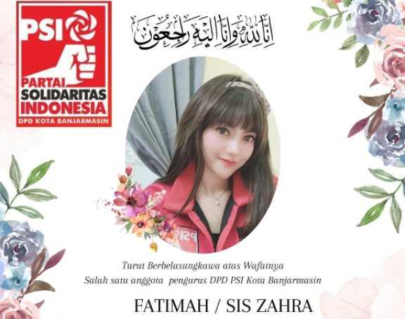 Sosok Fatimah Zahra-PSI, Wanita yang Tewas Bersama AKP Novandi di Mobil Camry