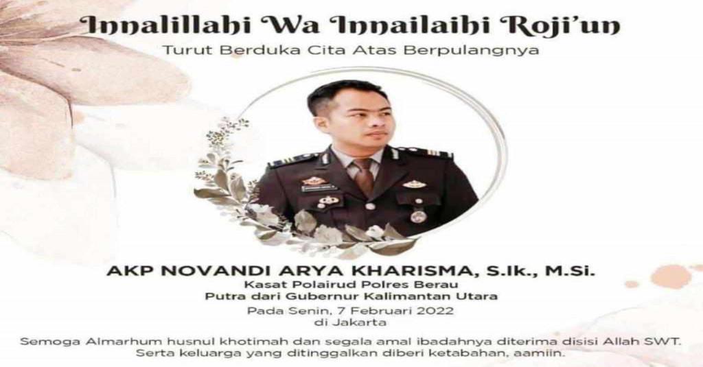Masjid di Kaltara Serentak Gelar Salat Gaib untuk AKP Novandi Anak Gubernur