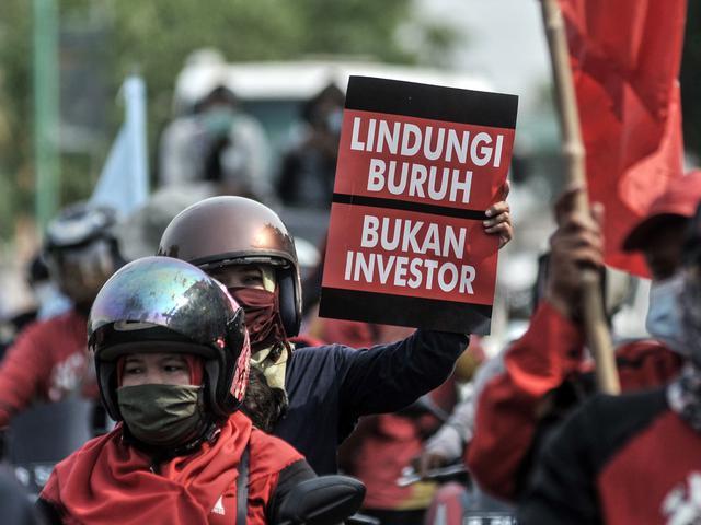 Demo Buruh Akan Tuntut Pencabutan Aturan Menteri JHT Cair 56 Tahun dan Pencopotan Menaker Ida