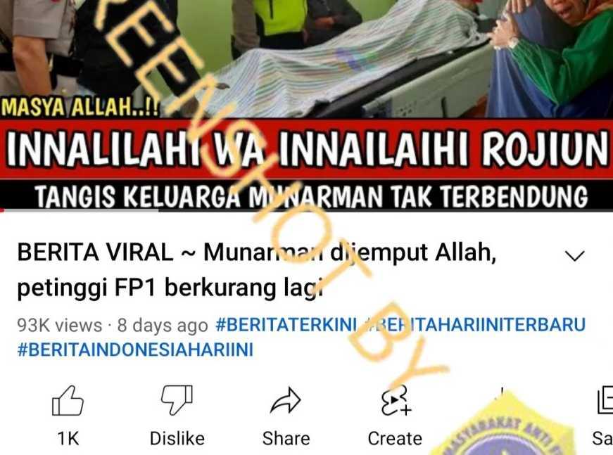 Munarman Meninggal, Petinggi FPI Berkurang Lagi, Cek Faktanya