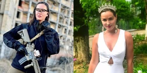 Wow, Ratu Kecantikan Ukraina Anastasiia Lenna Ikut Berperang Lawan Rusia