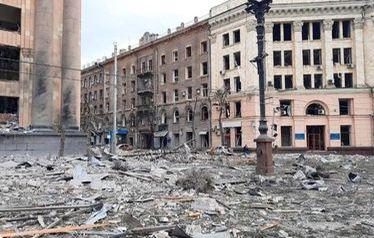 Boom.. Misil Rusia Meledak di Kharkiv Ukraina, Banyak yang Terluka termasuk Anak-anak