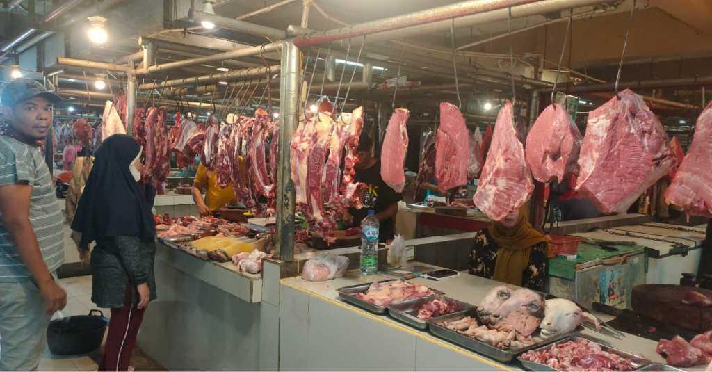 Pedagang dan Pengusaha Daging Bantah Ketersediaan Kosong di Pasaran