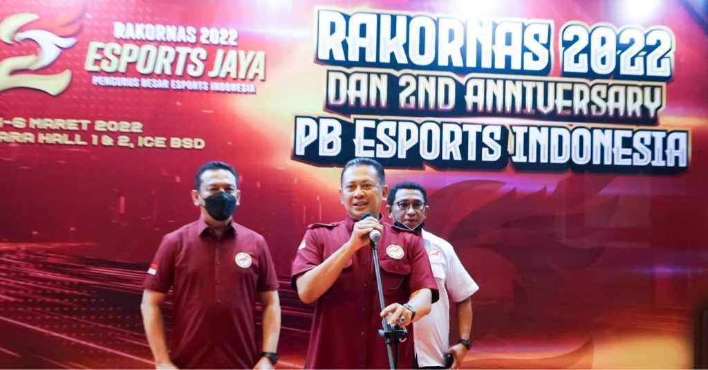 Tutup Rakornas PB E-Sport Indonesia, Bamsoet Dorong E-Sport Indonesia Berjaya di Event Internasional