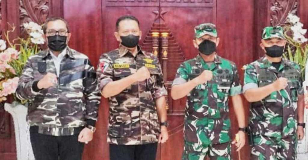Bertemu Pangdam V/Brawijaya, Bamsoet Dorong Kemandirian Pengadaan Alutsista Indonesia