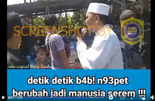 Video Detik-detik Babi Ngepet Berubah Jadi Manusia, Serem! Cek Faktanya