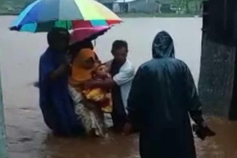 Hujan Turun Seharian, Sejumlah Wilayah di Wonosobo Dilanda Banjir dan Tanah Longsor