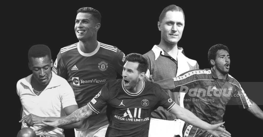 Infografis 5 Pencetak Gol Terbanyak Sejarah Sepak Bola