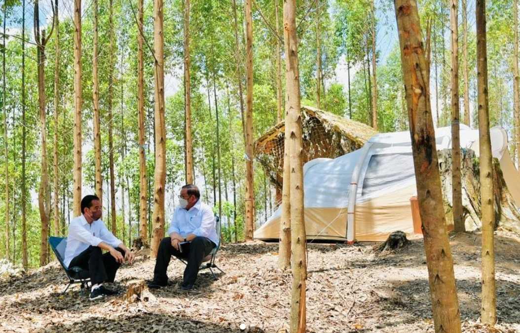 Begini Isi Tenda Kemping Jokowi dan Jajaran Menteri di IKN Nusantara