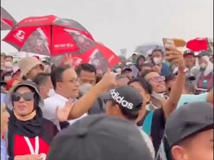 Seorang Warga Teriak "Anies Presidenku", PDIP: Dia Memang Punya Hasrat Maju Pilpres