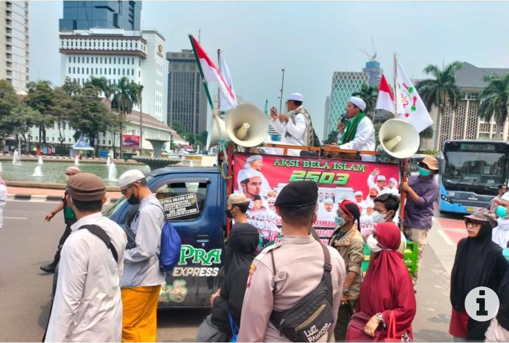 Massa Alumni 212 Penuhi Monas, Kapolda: Hadapi Saja