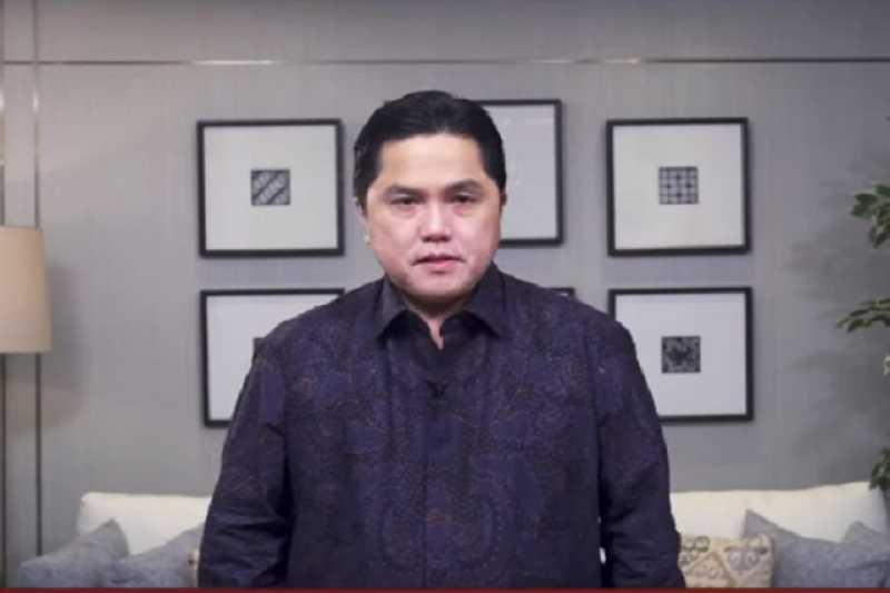 Erick Thohir Izin Jokowi soal Jaket Banser yang Dipakainya di Perayaan 1 Abad NU