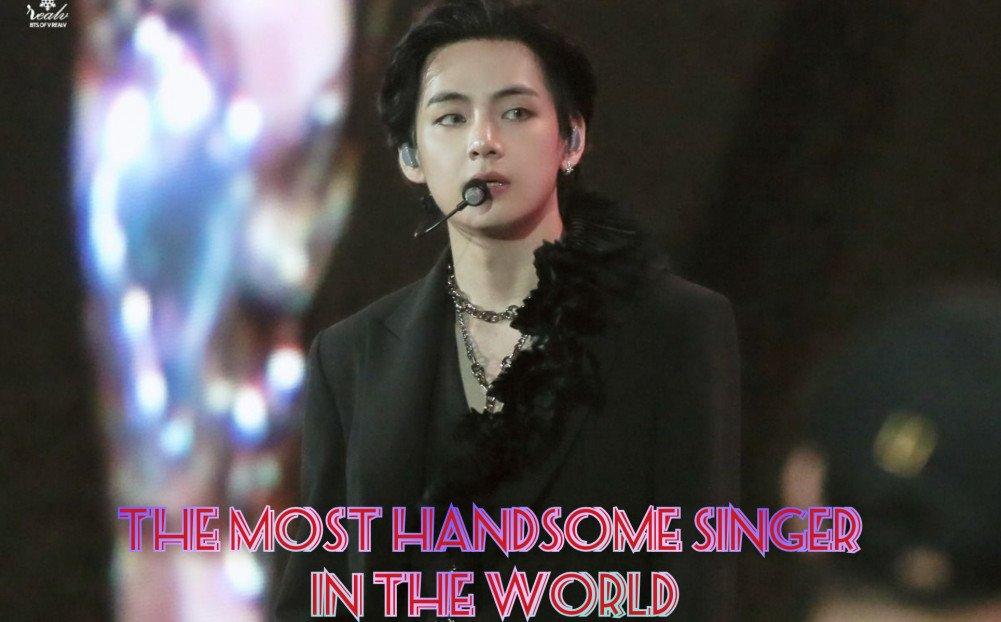 V BTS Dinobatkan Jadi "Penyanyi Terganteng di Dunia" oleh Baidu Encyclopedia