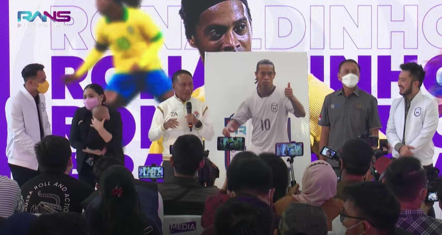 Ngeri! Rans Cilegon FC Datangkan Legenda Brasil Ronaldinho