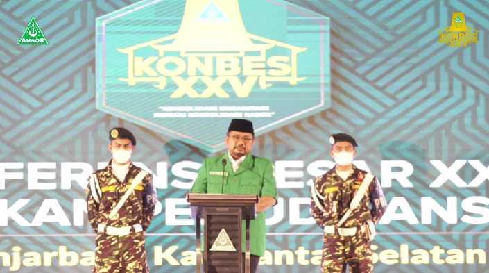 Yaqut Minta GP Ansor Hadapi Eks HTI dan FPI yang Katanya Masih Berkeliaran di Bawah Tanah