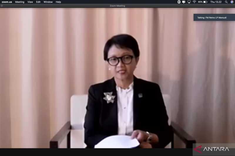 Menlu Indonesia Tegaskan Posisi Indonesia Terhadap Perang Rusia-Ukraina