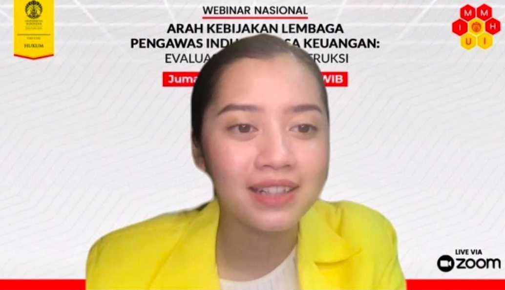 Karisma Putri Bamsoet saat Pimpin Webinar Bikin Melek