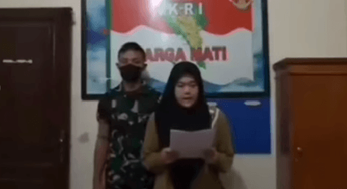 Sindir Jokowi 3 Periode Pakai Lagu Potong Bebek Angsa, Istri Anggota TNI Minta Maaf