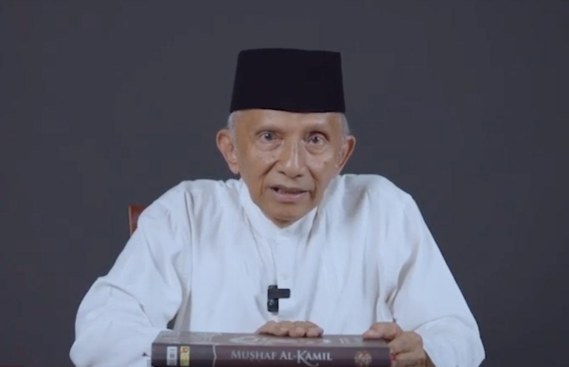 Amien Rais Minta Presiden Jokowi Tegas Nyatakan Masa Jabatan Berakhir di 2024