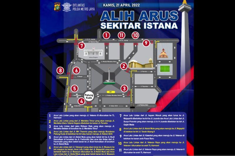 Ada Demo Buruh-Mahasiswa, Ini Lokasi Penutupan Jalan Jakarta